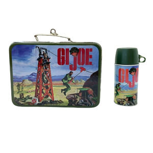2002 Hallmark Keepsake Ornament "G.I JOE" Lunchbox Set Pressed Tin New in Box
